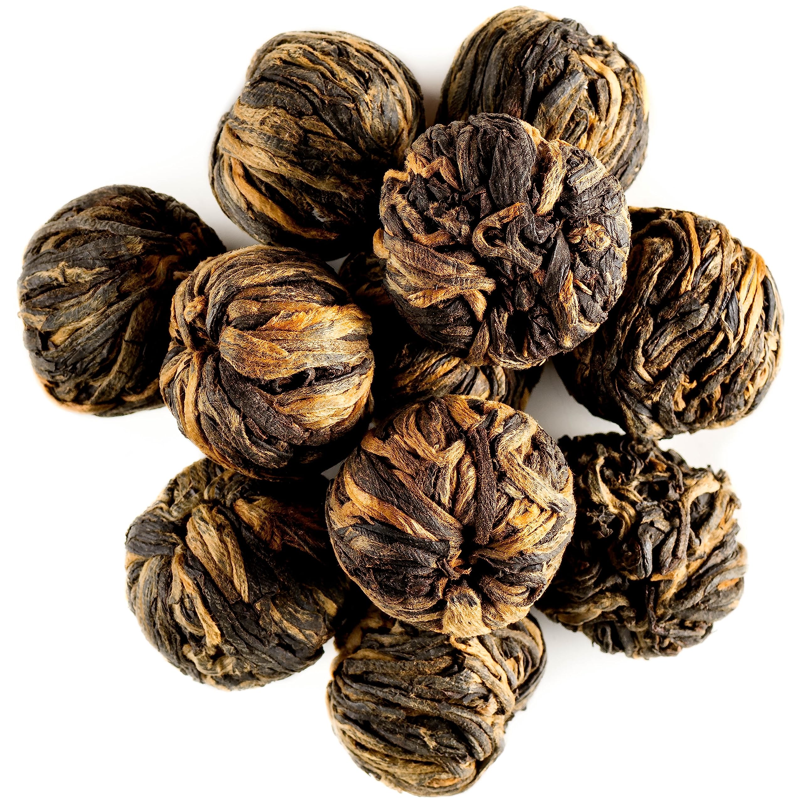 Yunnan Black Dragon Pearls Tea - Strong and Malty Pearl - Golden Special Grade 100g