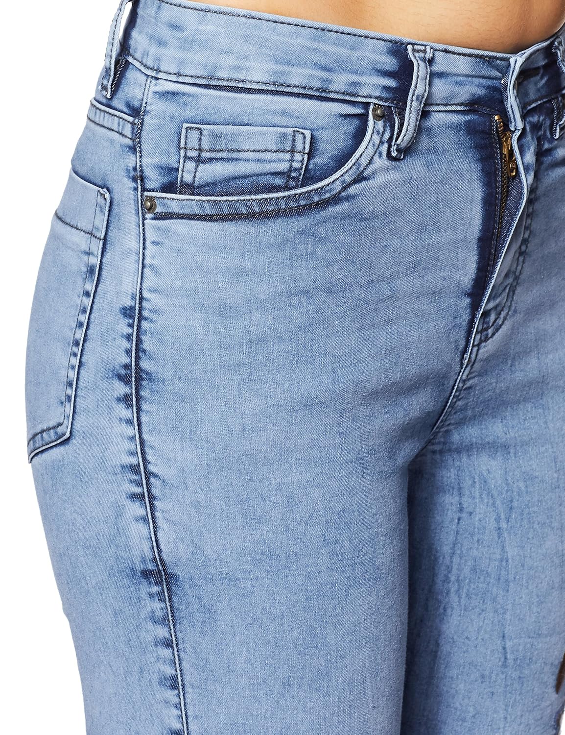 aka chic women's regular rise skinny jeans