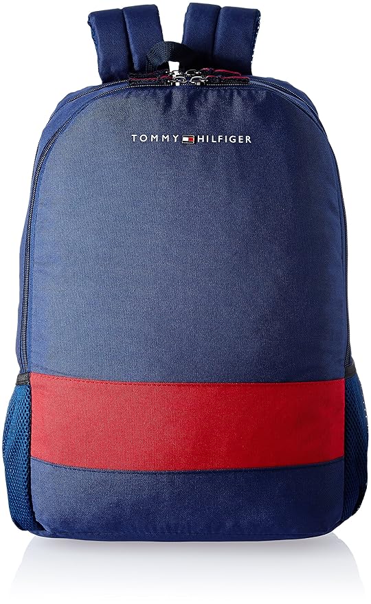 Tommy Hilfiger Travel Gear Laptop Backpack-Biker Clue-Barrow Navy (TH/BIKOL08BAR)