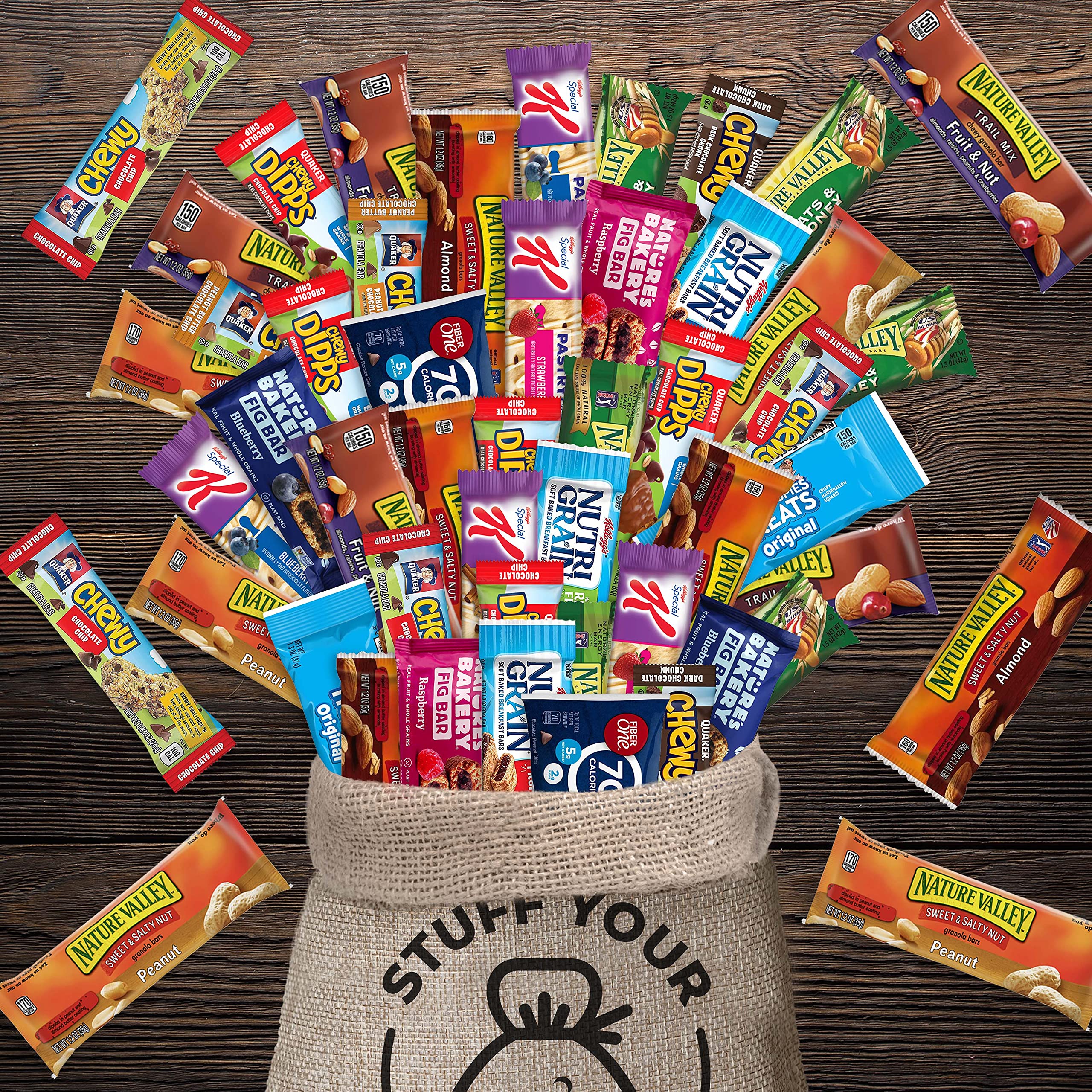 Mua Snack Bar Variety Box Care Package - 50 Count trên Amazon Mỹ chính ...