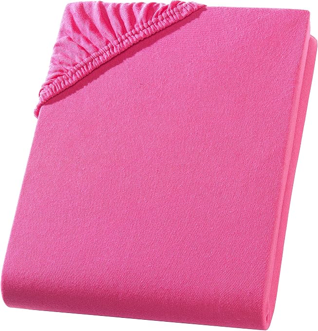 Müskaan Spannbettlaken Jersey Melange – 100% Baumwolle, Rundumgummi, Für Matratzen Bis 28 Cm Höhe