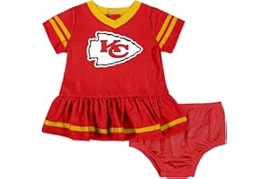 Gerber Girls' NFL Team Jersey Dress and Diaper Cover