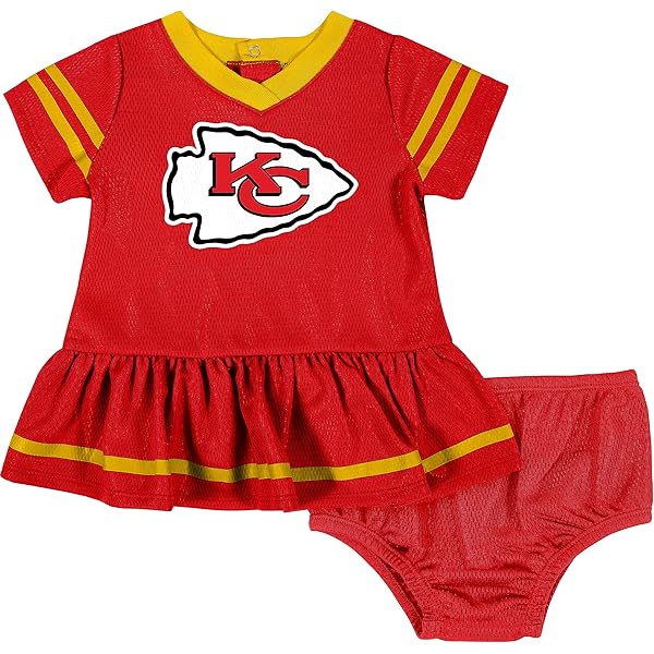 Amazon.com: Girls Toddler Red Kansas City Chiefs Stadium Lights Fashion Jersey  Dress : Sports & Outdoors