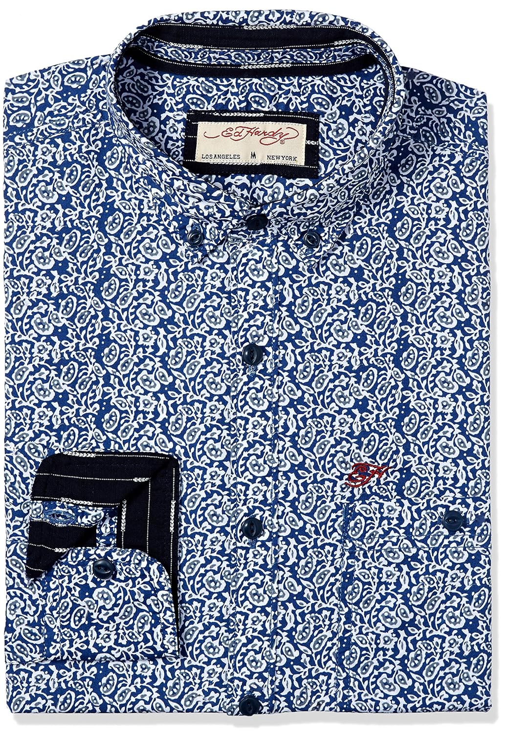 ed hardy men's dress shirt