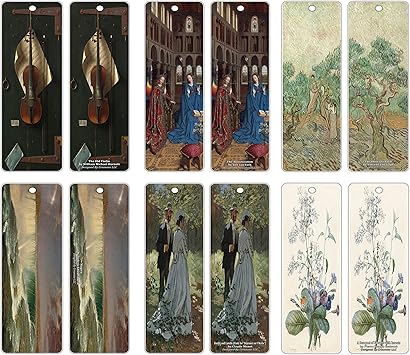 Amazon Com Creanoso Famous Classic Art Series 3 Bookmarks 30 Pack Classical Art Collection Pack Great Stocking Stuffers Gift For Men Women Teens Adults Painters Office Products