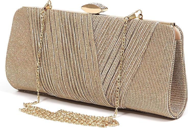 amazon gold shoes and bag