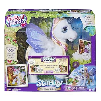Hasbro FurReal Friends B0450351 StarLily, elektronisches Einhorn (fremdsprachige Verpackung)