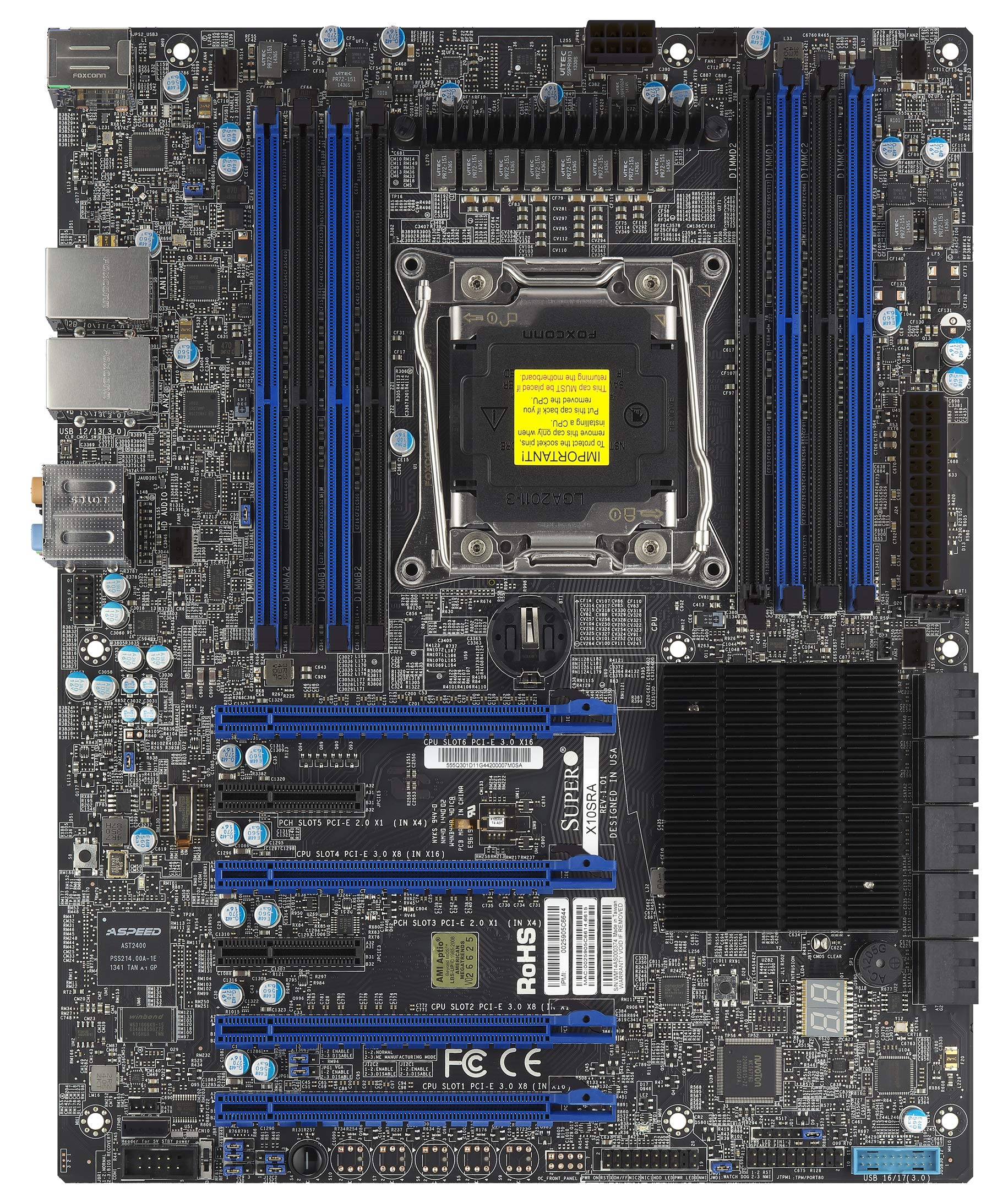 Supermicro LGA2011, Intel C612, DDR4, SATA3
