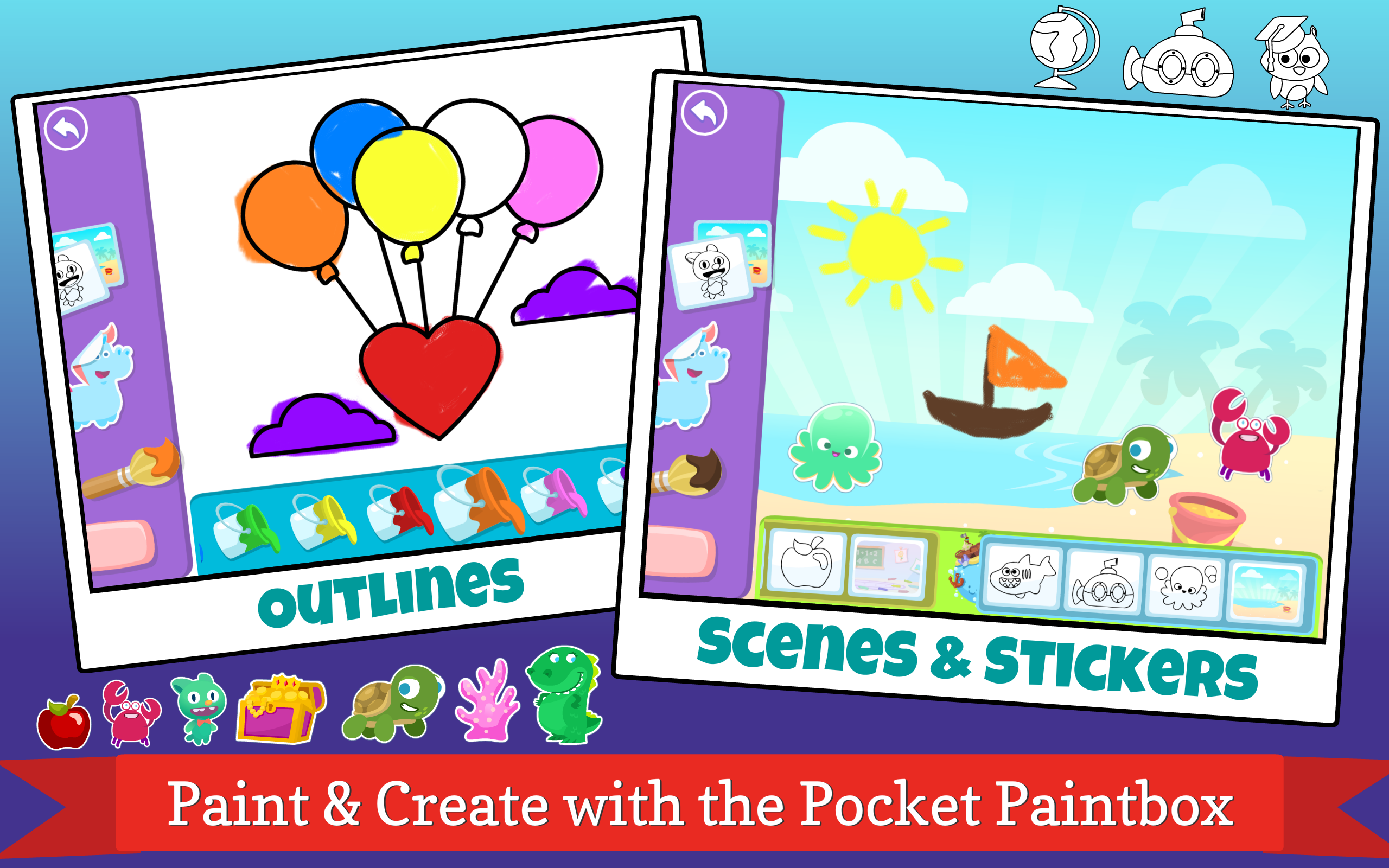 Pocket Worlds Learning Games for Toddlers Appstore for