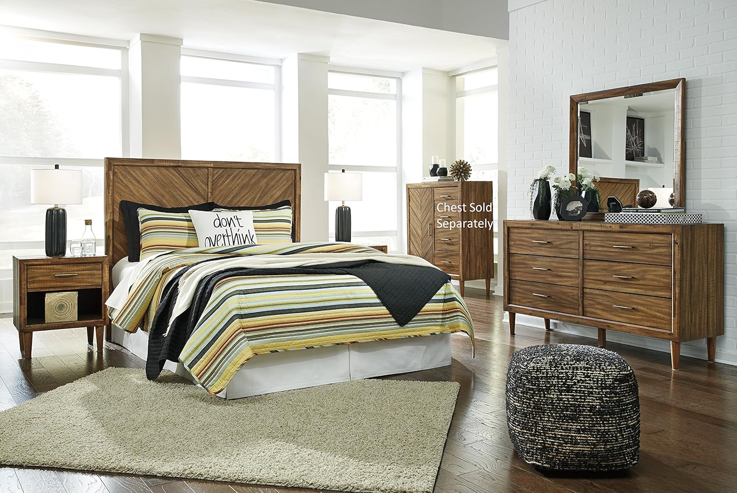 Amazon Com Broshane Contemporary Light Brown Color Wood