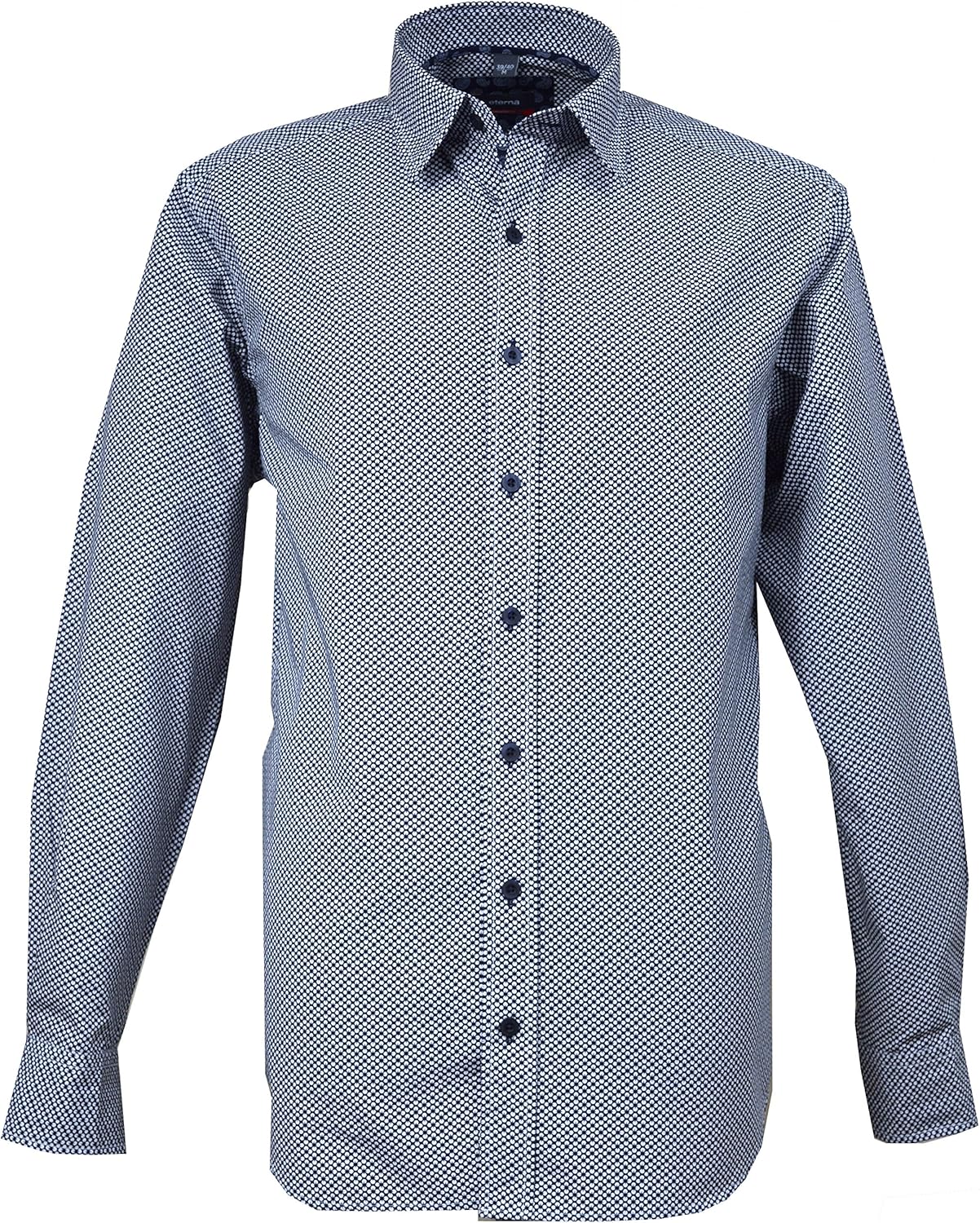 Eterna Men`s Shirt 8763/19 X898 (Medium) Dark Navy Amazon.co.uk Clothing