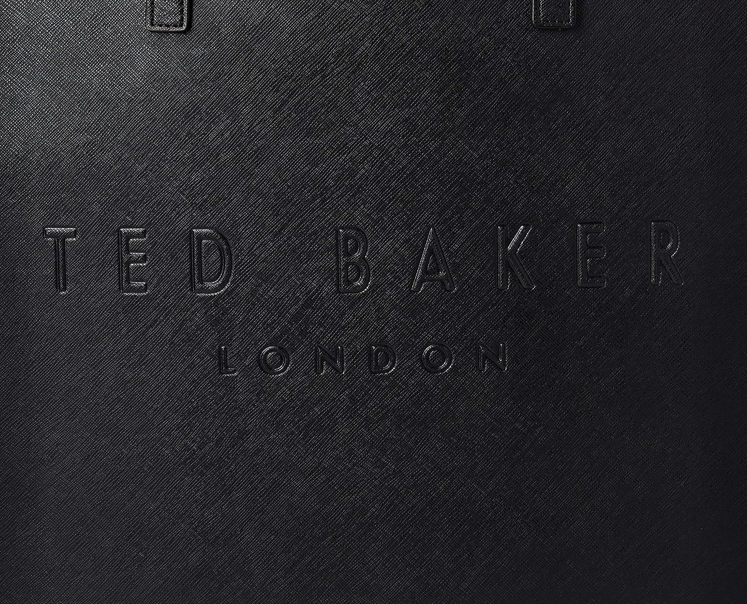 Ted Baker Womens Soocon Crosshatch Large Handbag Bags and Wallets Black One Size - Image 4