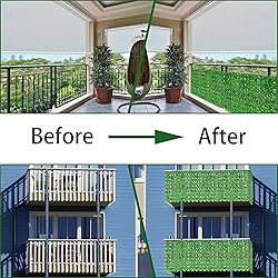 ODTORY Artificial Ivy Privacy Fence Wall