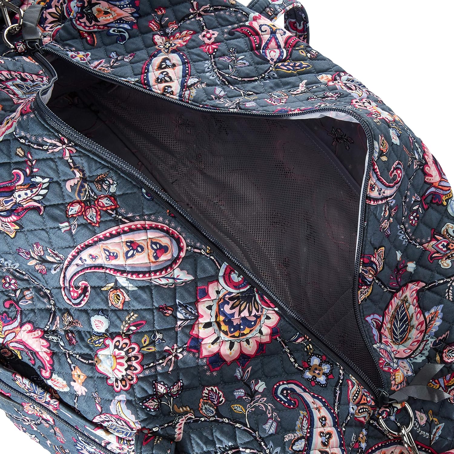 Vera Bradley Women's Signature Cotton Large Travel Duffel Bag, Felicity Paisley, One Size: Shoes