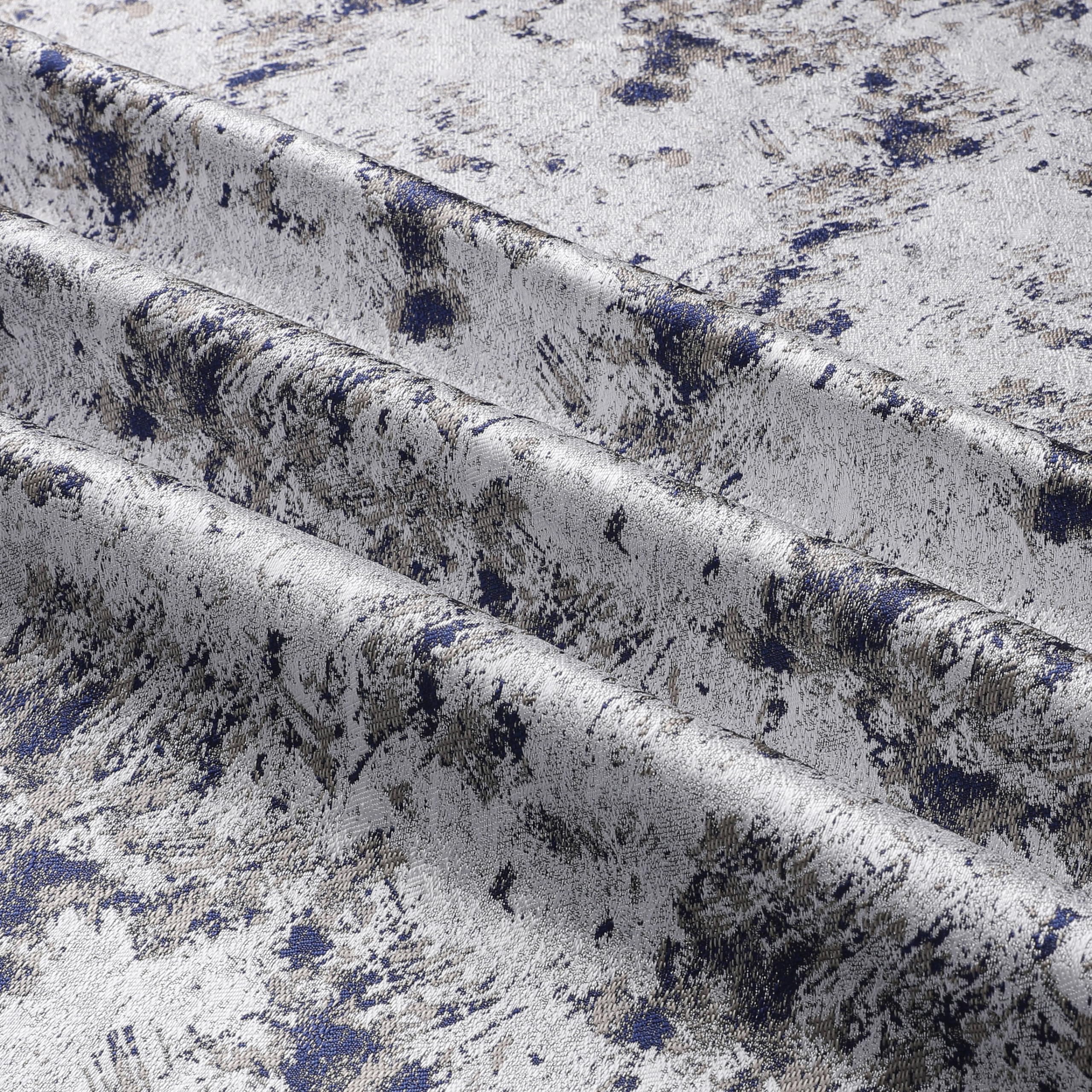 Majestic Giftware Madison Fabric by The Yard – 2 Yard (ARNY-60X72)| 60 Inch Wide Cloth for Table Runner, Upholstery, Pillows, and Window Treatments | Soft & Washable Cloths for Home (Aruba – Navy)