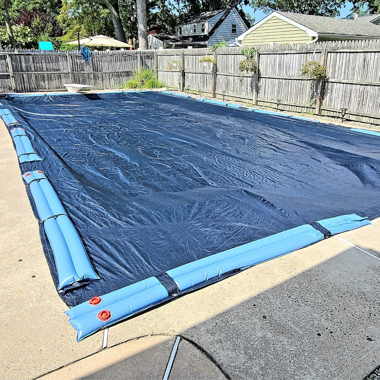 Winter Block Inground Pool Winter Cover, Fits 16’ x 36