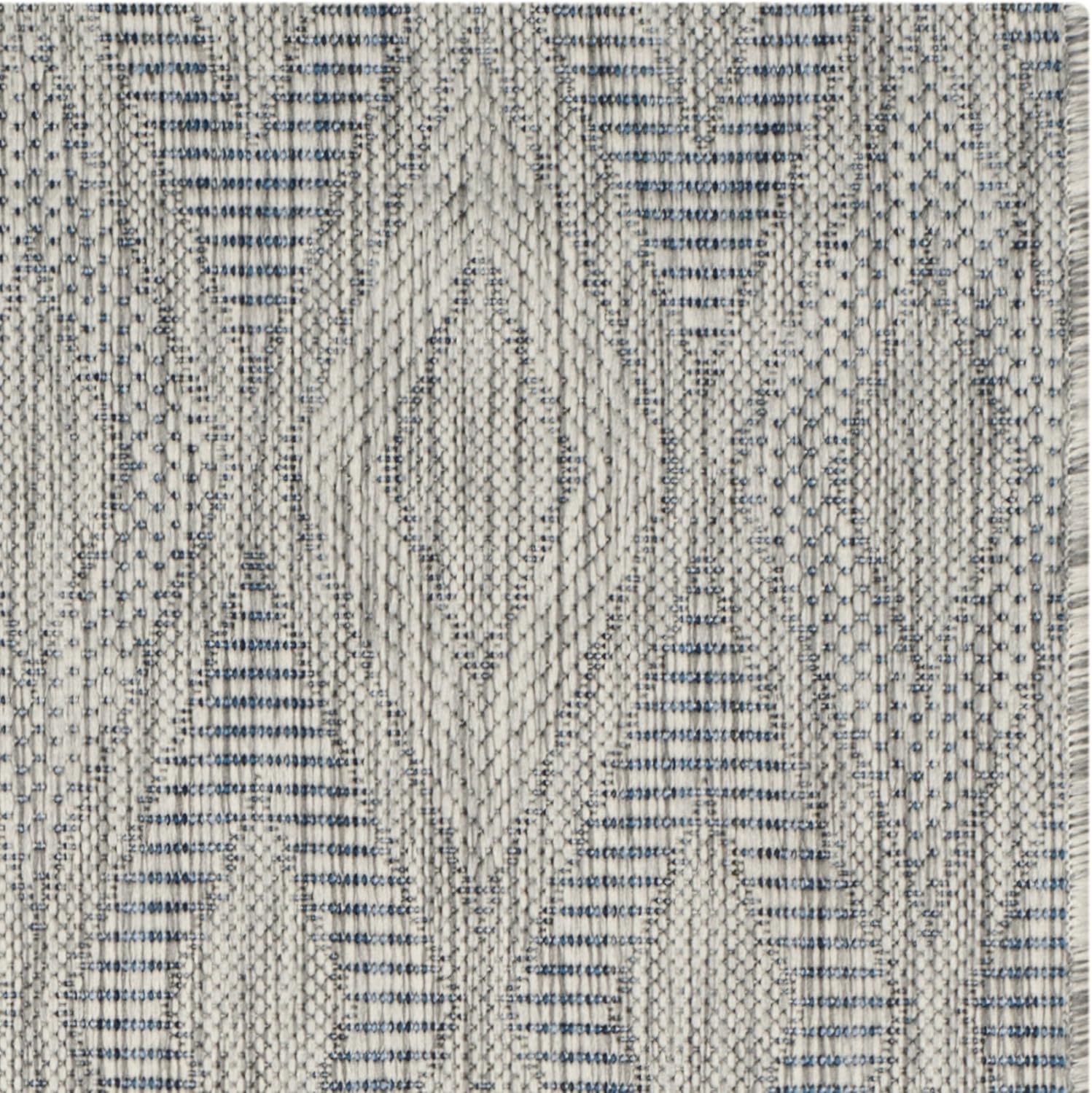 Safavieh Contemporary Indoor/Outdoor Woven Rectangle Area Rug, Courtyard Collection, CY8522, in Grey / Grey - Image 5