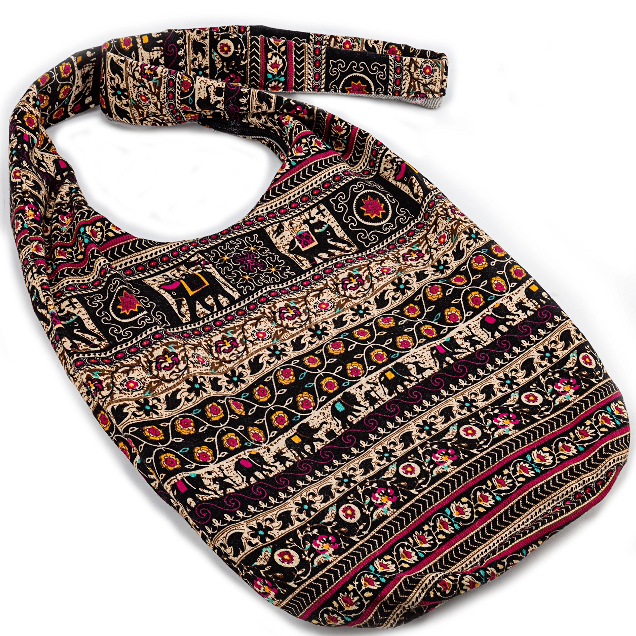 Bohemian Hipster Hobo Boho Hippie Crossbody Bag Purse Canvas Sling Bag Aesthe