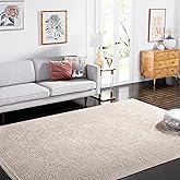 SAFAVIEH Area Rug 9x12 - Reflection Collection - Large - Beige & Cream, Non-Shedding & Easy Cleaning, Ideal for Living Room, Bedroom, Dining Space (RFT668A)