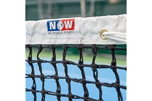 Vermont 3.5mm DT Championship Tennis Net [22lbs] | 42ft Doubles ITF Regulation | Tennis Accessories Sports Netting | High Gra