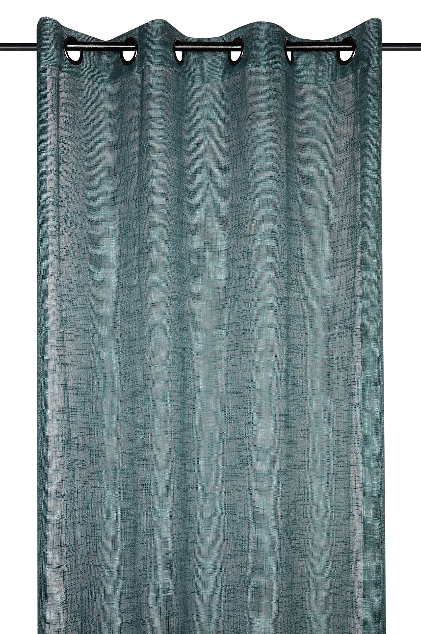 Lovely Casa R6A723008VL Voile 135 x 260 cm Ontario Petrol Polyester Standard