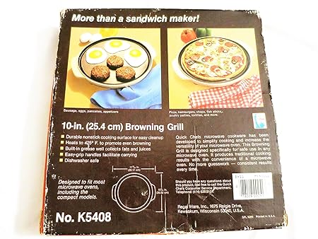 Regal Quick Chef - Microondas grill de tostado: Amazon.es: Hogar