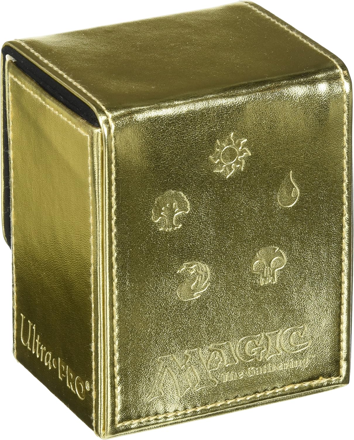 Ultra Pro DECKBOX Magic Mana Flip Card Game (Gold), Medium - Image 3
