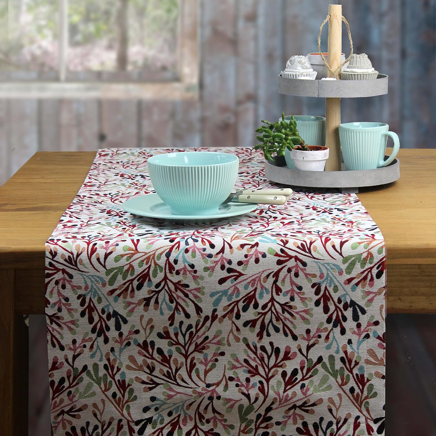 Sander Tischläufer CORAL 40x100 cm Amazon.de Küche & Haushalt