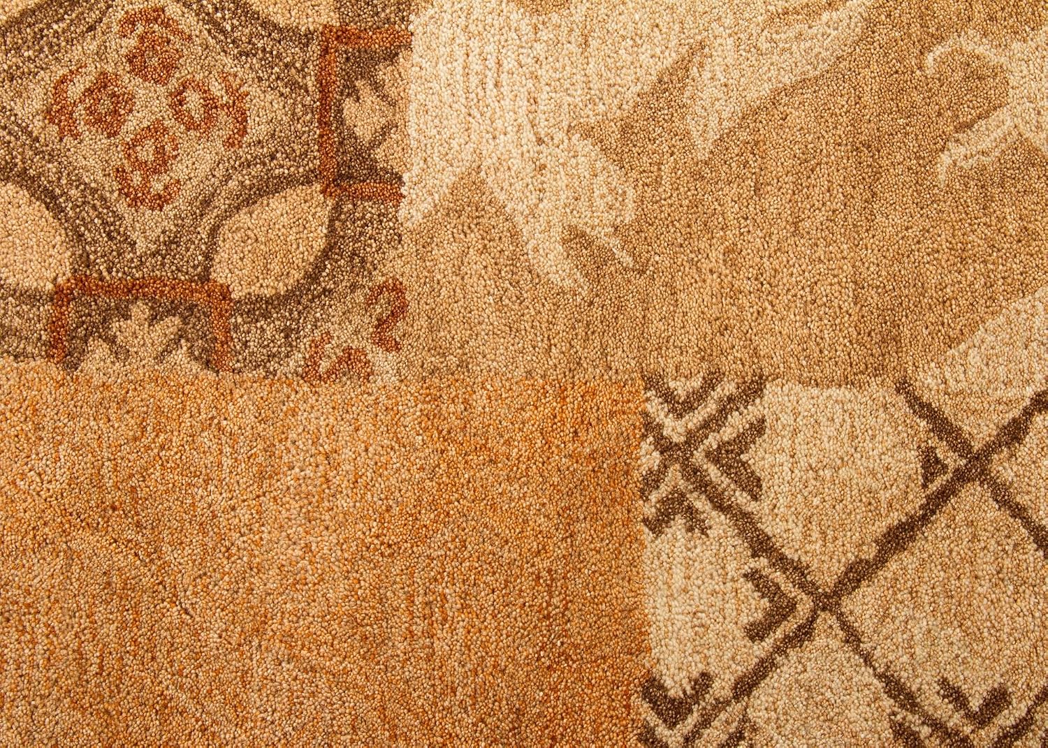 Amazon De Designer Teppich Modern Anzio 100 Schurwolle In Beige