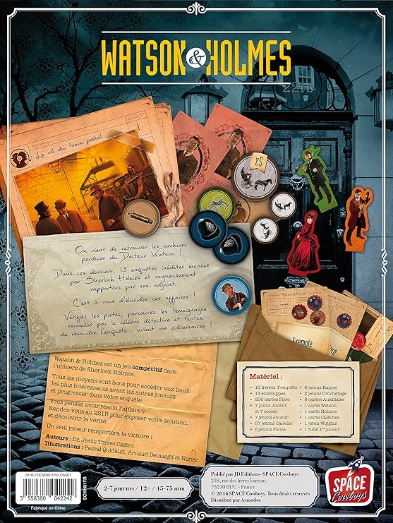 Asmodee Scwh01fr Watson And Holmes Amazon Co Uk Toys Games