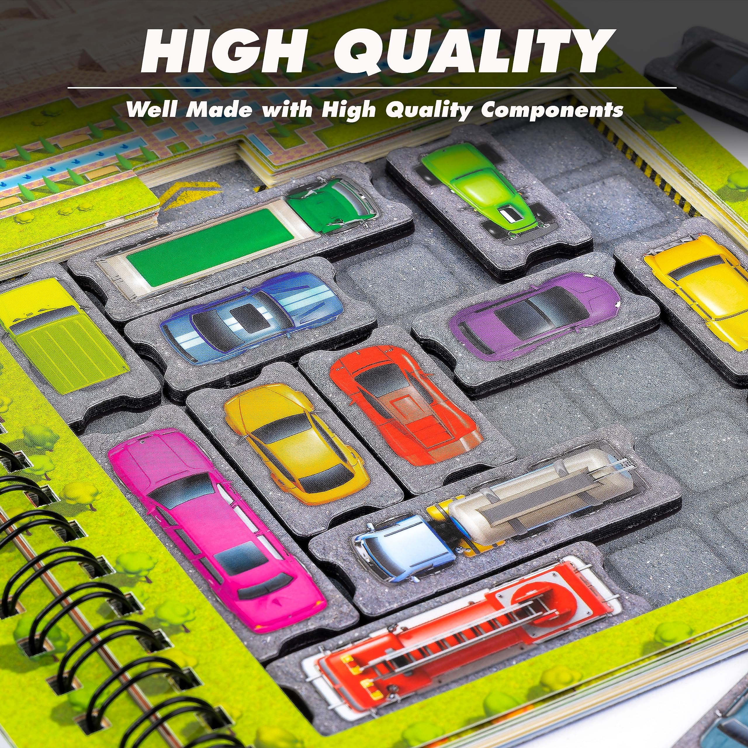 ThinkFun Rush Hour World Tour Magnetic Travel Puzzle - Embark on a Global Adventure of Logic and Strategy in a Compact Travel Edition