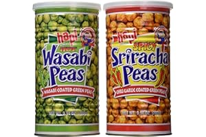 Hapi Hot Wasabi Peas + Spicy Sriracha Peas Combo Pack