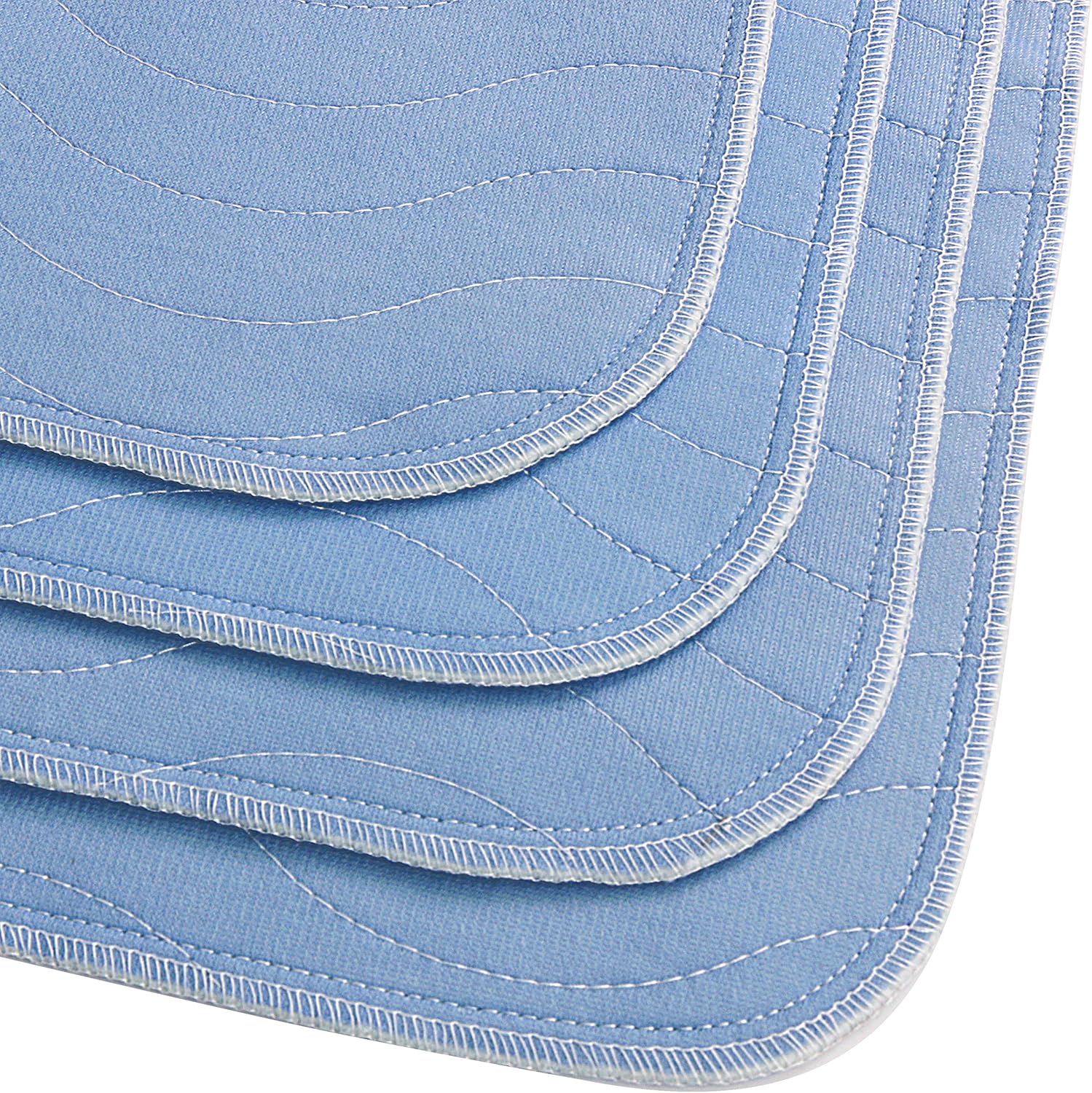 Utopia Bedding Waterproof Incontinence Underpads 34" x 36" (Pack of 4) - Washable and Reusable Bed Pads - Quilted and Absorbent Protector Pads for Adults and Kids (Blue): Health & Personal Care