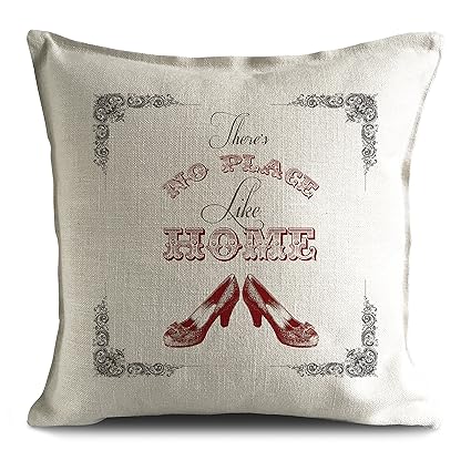 Giraffe And Custard Wizard Of Oz No Place Like Home Cushion Cover