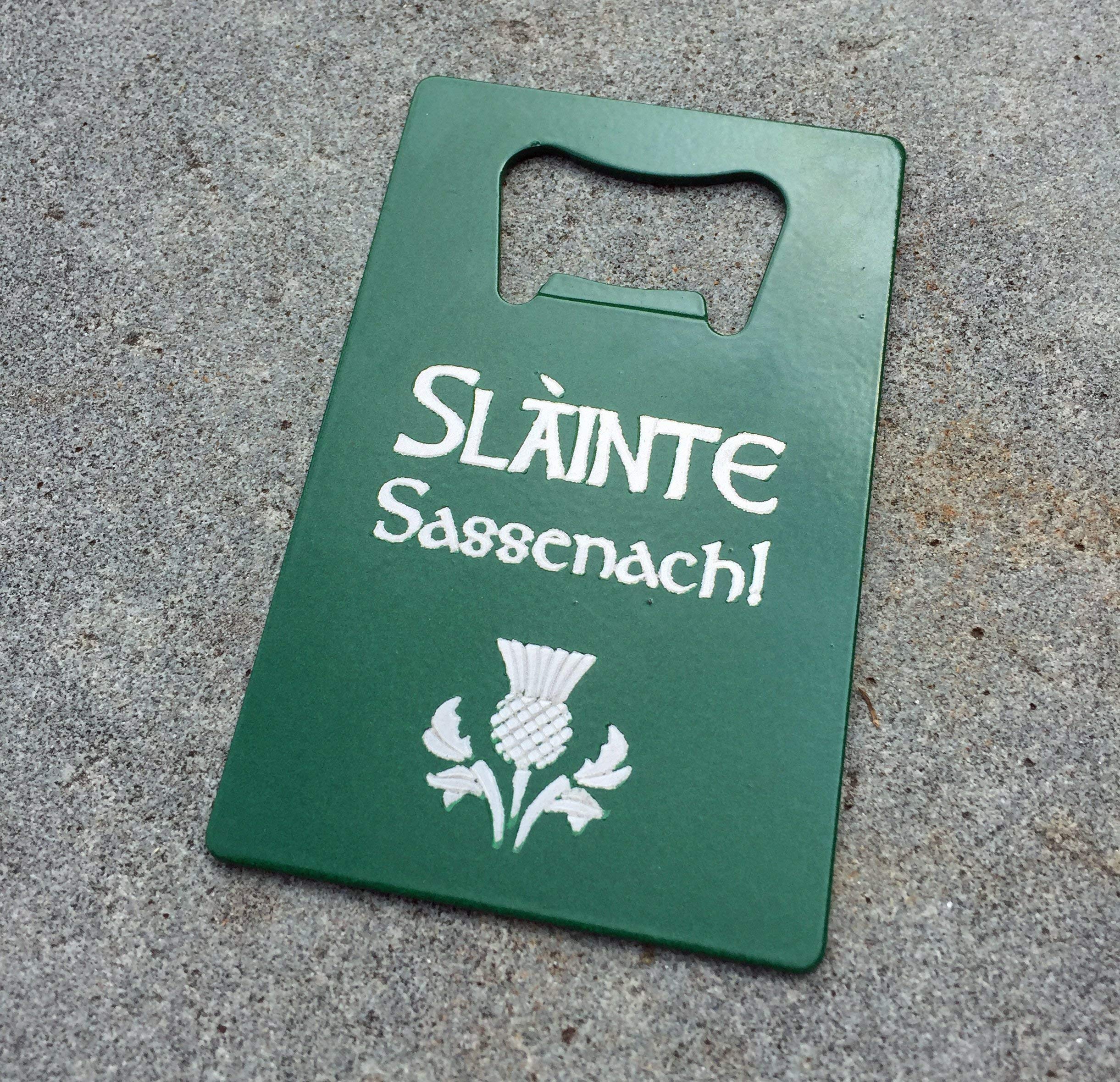 Slainte Sassenach Wallet Bottle Opener