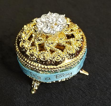 Amazon Com 12 Plastic Gold Jewelry Box Favors Joyero Plastico