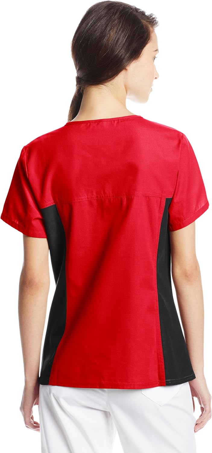 CHEROKEE Women's V Neck Scrubs Top: Clothing