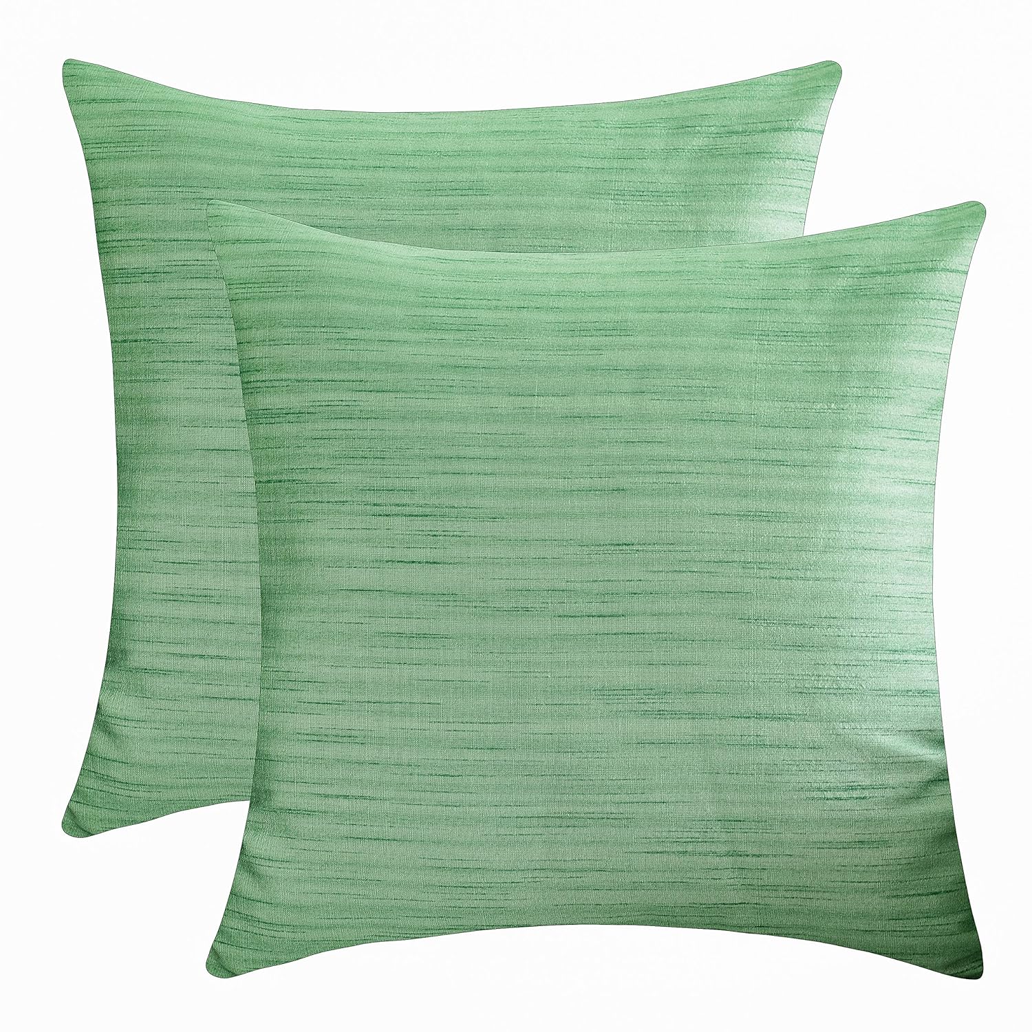 Amazon Com The White Petals Light Green Throw Pillow Covers Faux