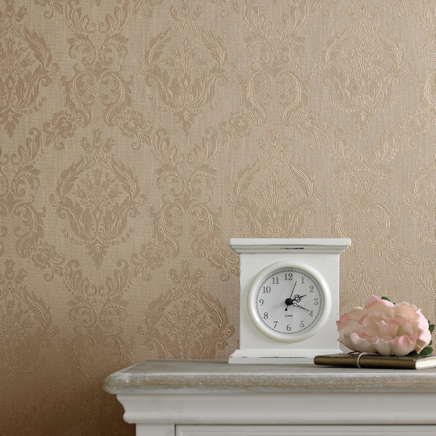 Superfresco Colour Golden Damask Wallpaper