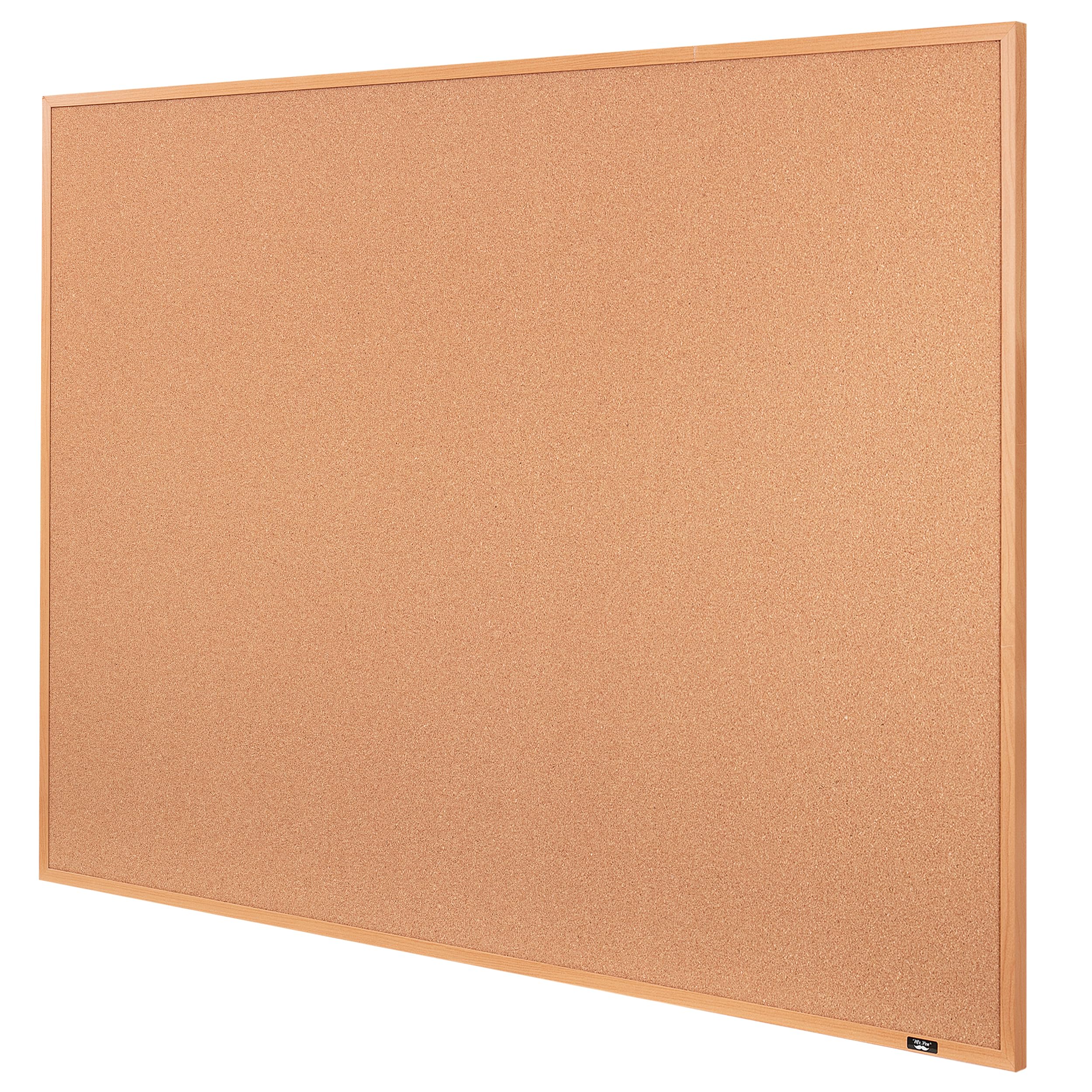 Photo 1 of **FRAME CRACKED-SEE PICS**Mr. Pen- 48' x 36' Large Corkboard, Ideal for Classrooms & Offices, Notice Board