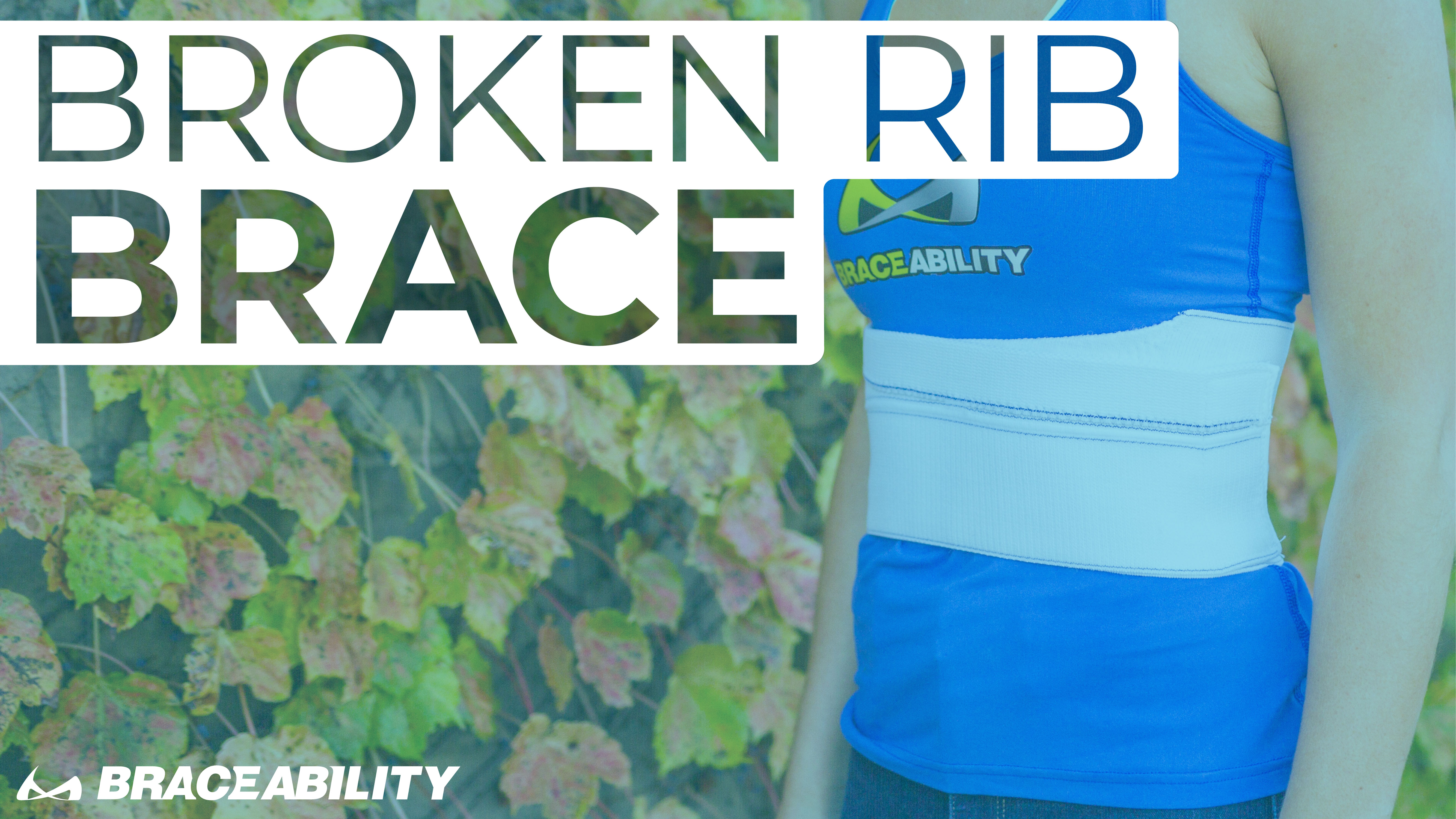 BraceAbility Broken Rib Brace Elastic Chest Wrap Belt for Cracked