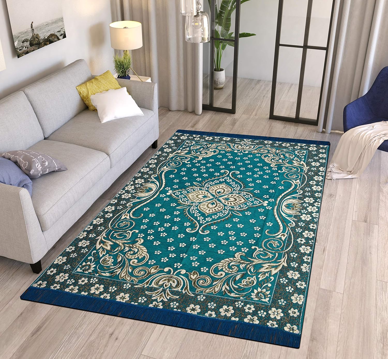 Buy Kk Home Store Decor Velvet Royal Carpet 60" inch x 84" inch