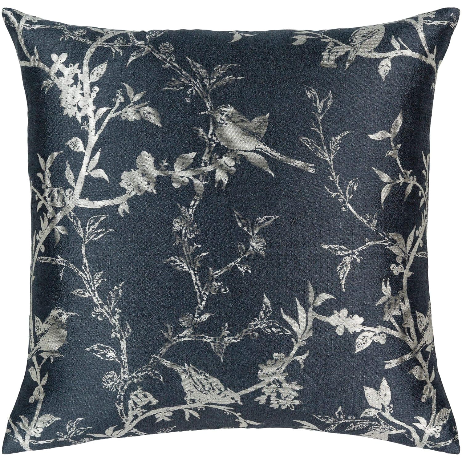 Amazon Com Tiwari Home 22 Black And Silver Colored Square Throw