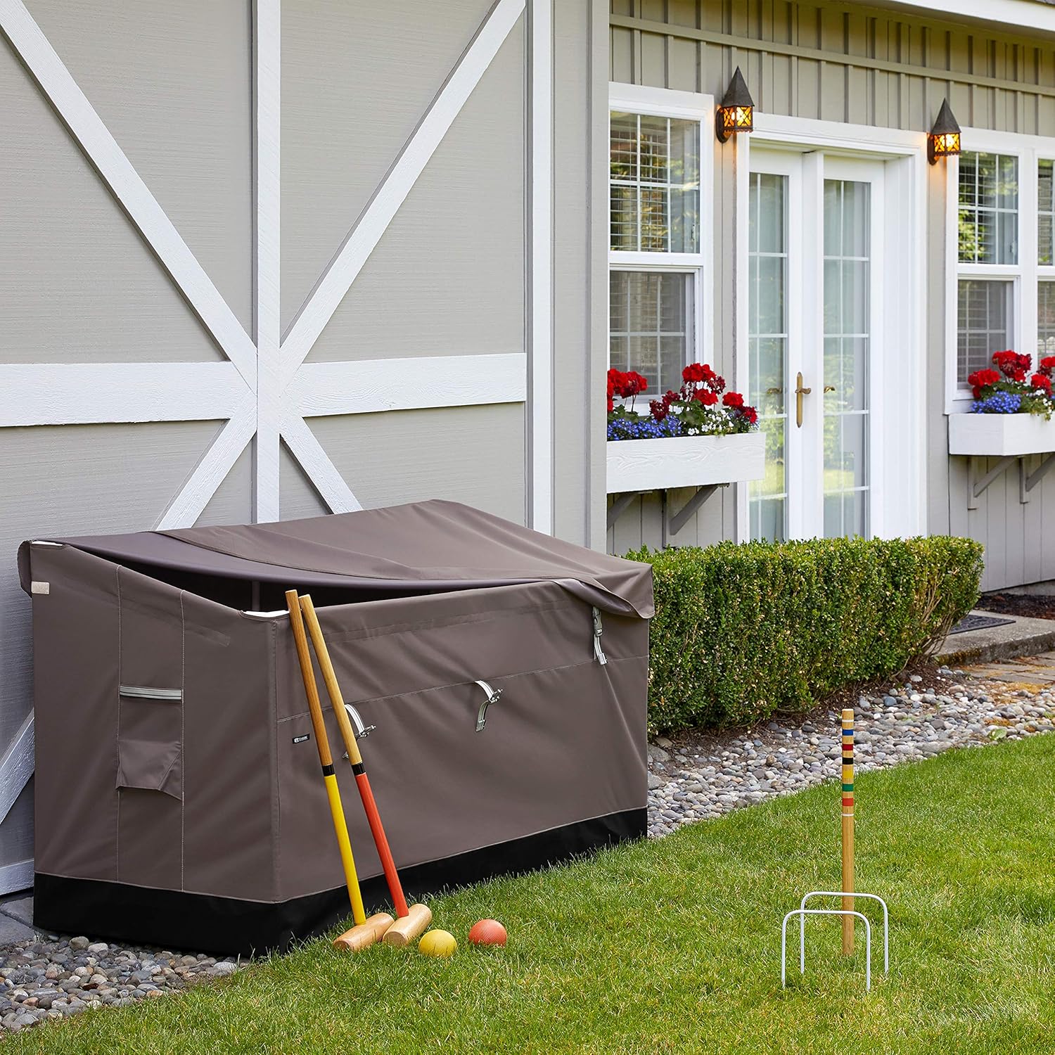 Classic Accessories Ravenna Water-Resistant 162 Gallon Deck Box : Garden & Outdoor