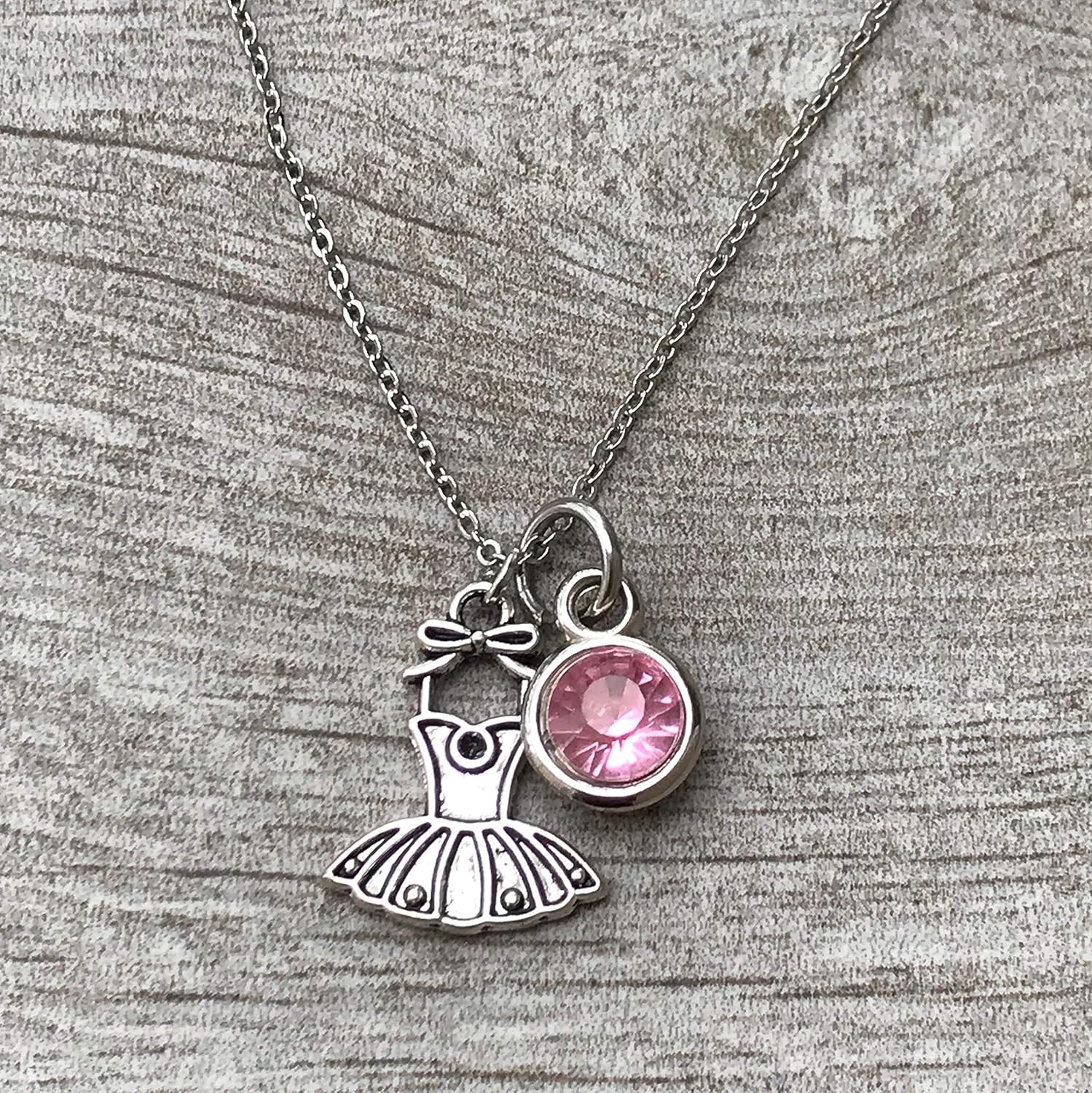 Personalized Dance Necklace, Dance Jewelry, Ballet Necklace