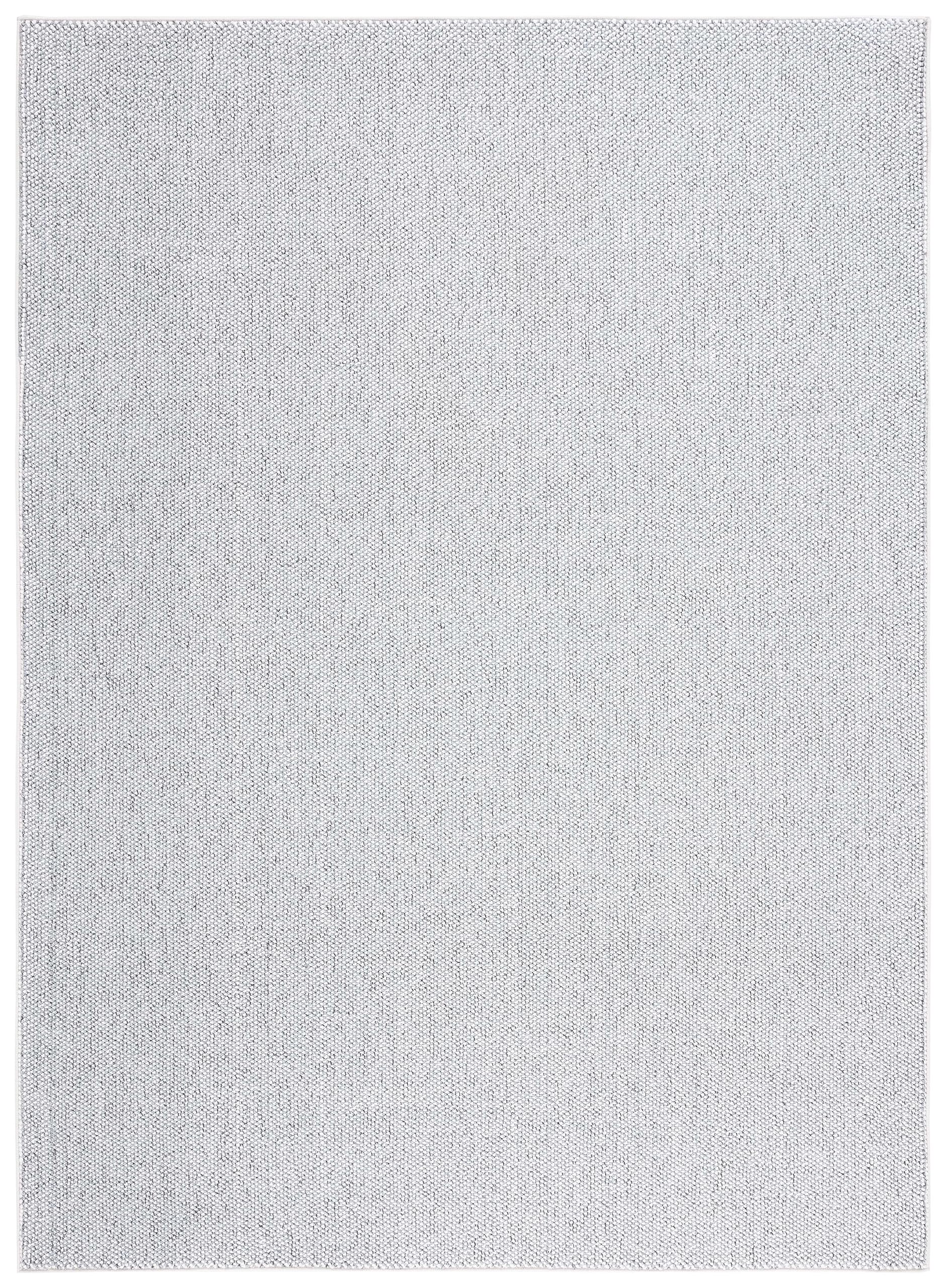 Safavieh Plain Rug for Living Room, Dining Room, Bedroom - River Collection Short Pile, Grey, 91 x 152 cm
