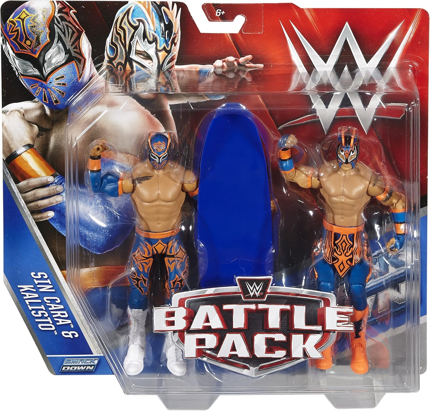 wwe sin cara and kalisto action figure 2pk