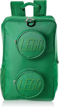 LEGO Unisex-Child Brick Backpack, Green 
