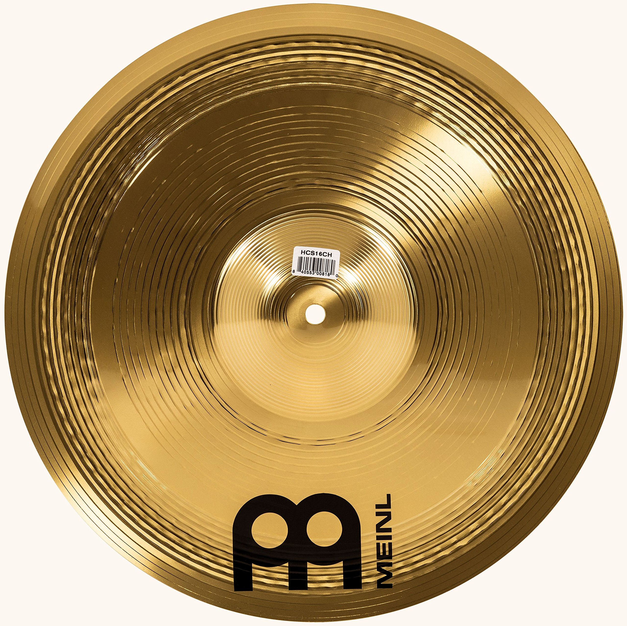 Meinl 16” China Cymbal HCS Traditional Finish Brass For Drum Set