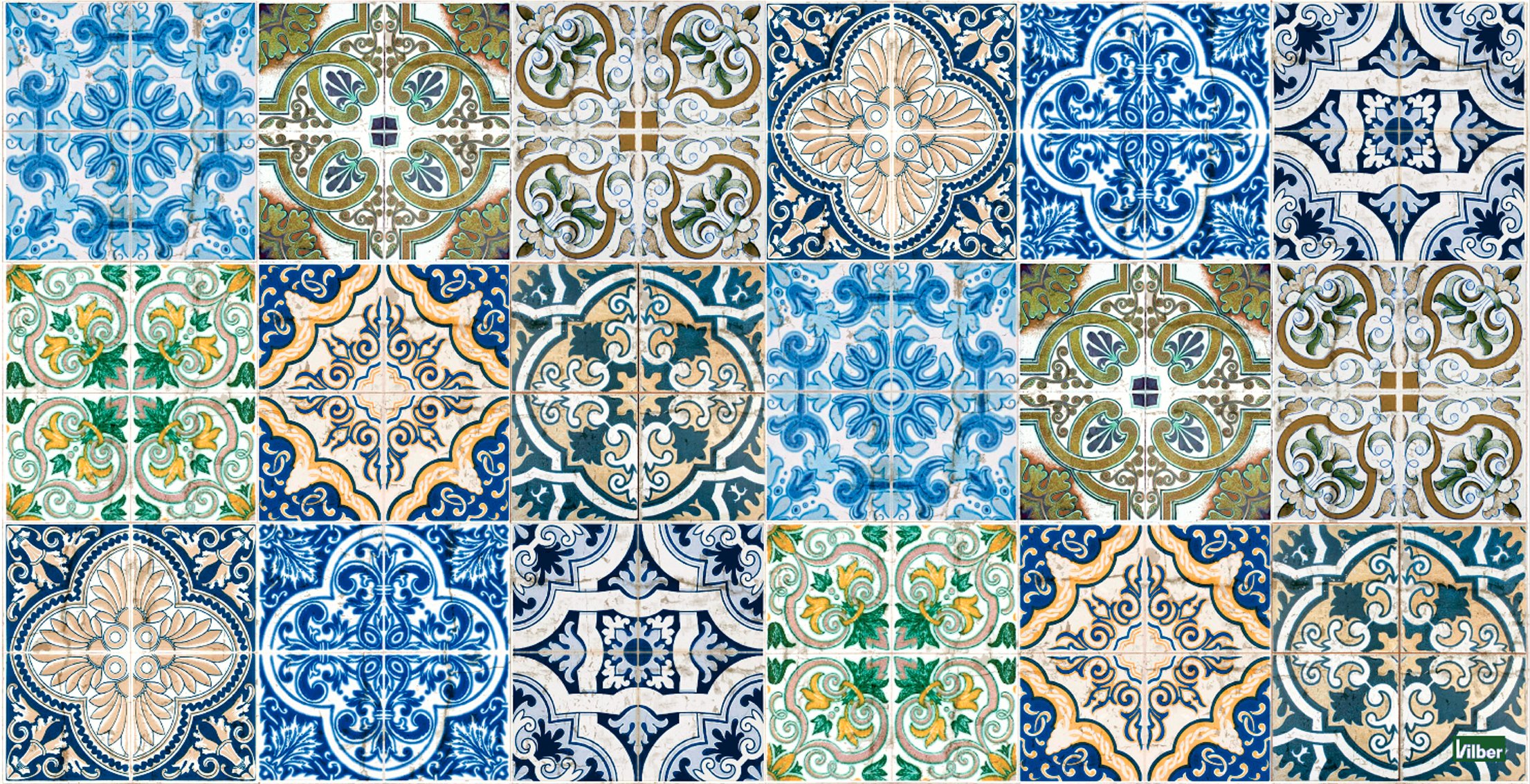 Vilber Great Chef Lisbon Carpet 40x78x0.2 cm multicoloured